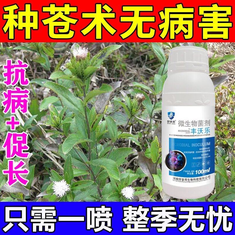 苍术病全治苍术根腐叶斑白绢灰霉烂根全清真菌细菌病毒强效杀菌