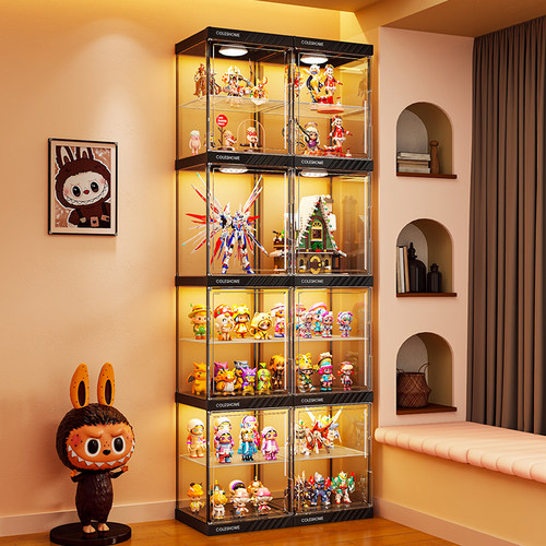 40cm加高丨分层高透手办展示柜