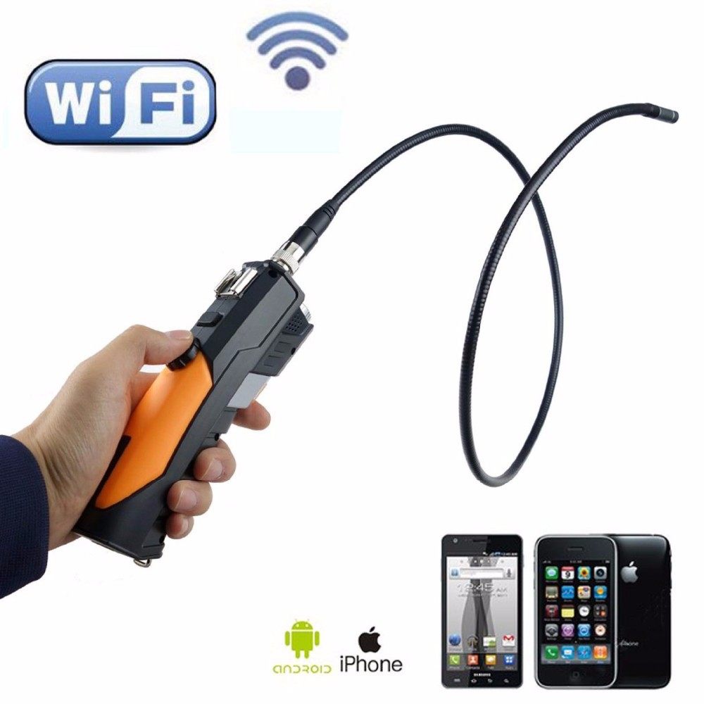 1Meter Flexible Cable 2.4 GHZ 150 Mbps WIFI Endoscope Camera|msdalam kategori perkakasan/alat, peralatan pemeriksaan keselamatan, pemeriksaan kenderaan cermin - dari Buy2taobao.com untuk memberikan perkhidmatan ejen Taobao profesional membeli