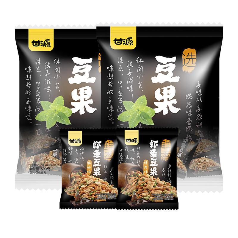 蝦條豆果500g烤肉味甘源