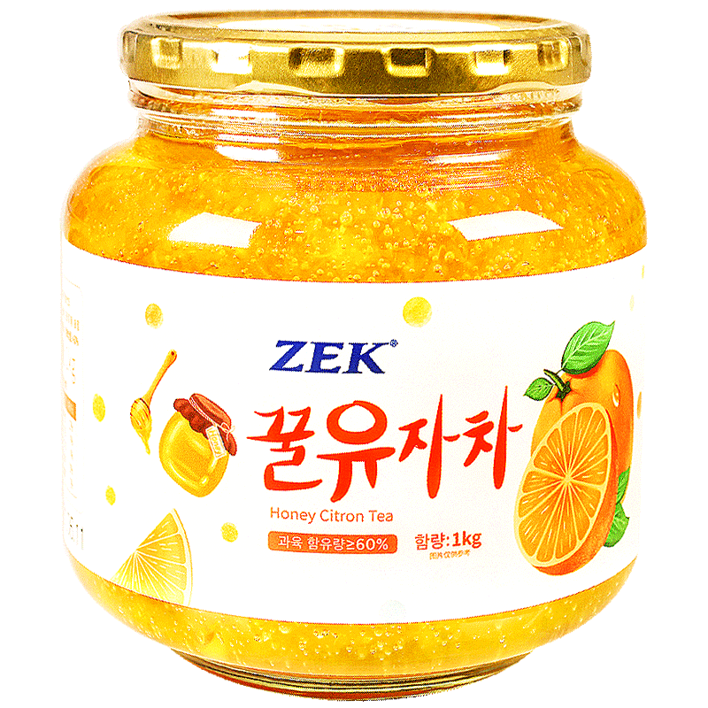 ZEK韩国进口蜂蜜柚子茶1kg