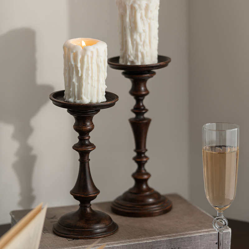 中古高脚烛台欧式装饰摆件复古道具树脂仿古餐桌蜡烛台底座,家居饰品,烛台,淘宝优惠券,粉丝福利购,淘宝优惠卷