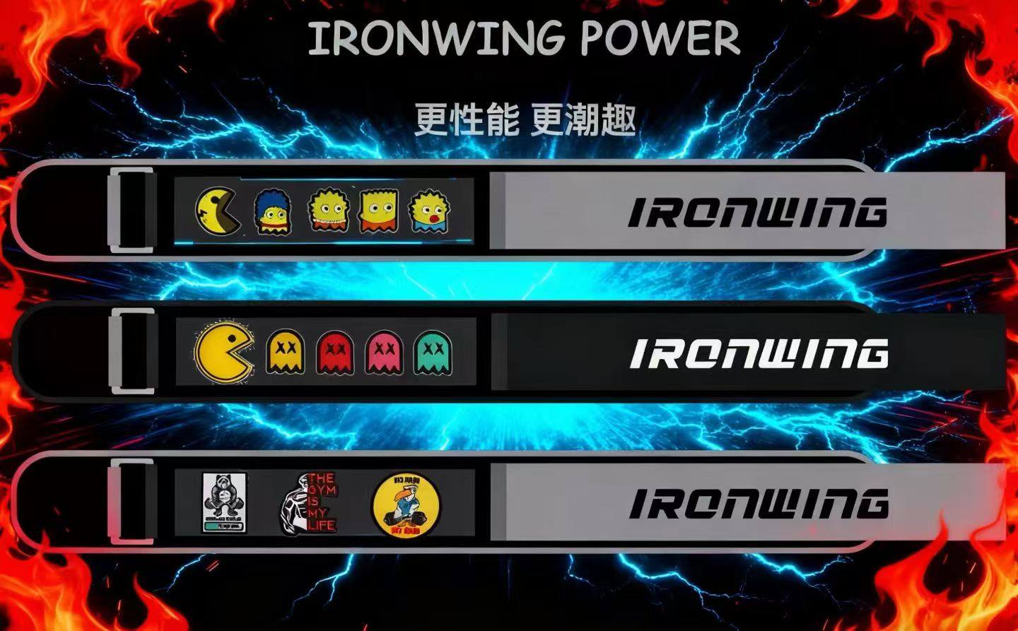 铁翼力量IRONWING专业超纤cf举重护腰