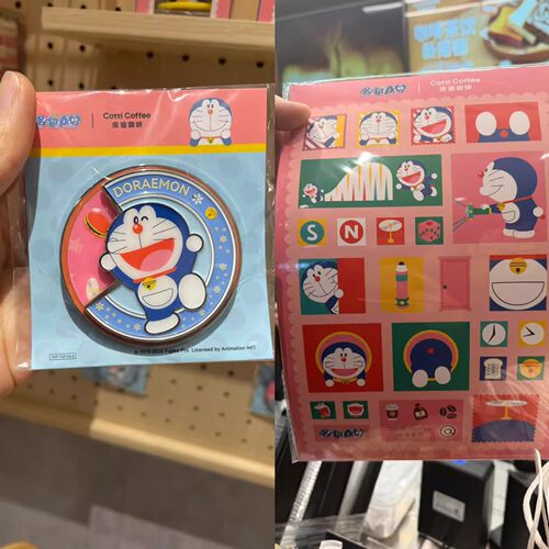 库迪哆啦a梦联名旋转冰箱贴