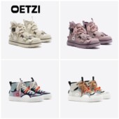 新品 鞋 甜酷风高帮女鞋 工装 厚底休闲板鞋 OETZI冰人奥兹2025春季