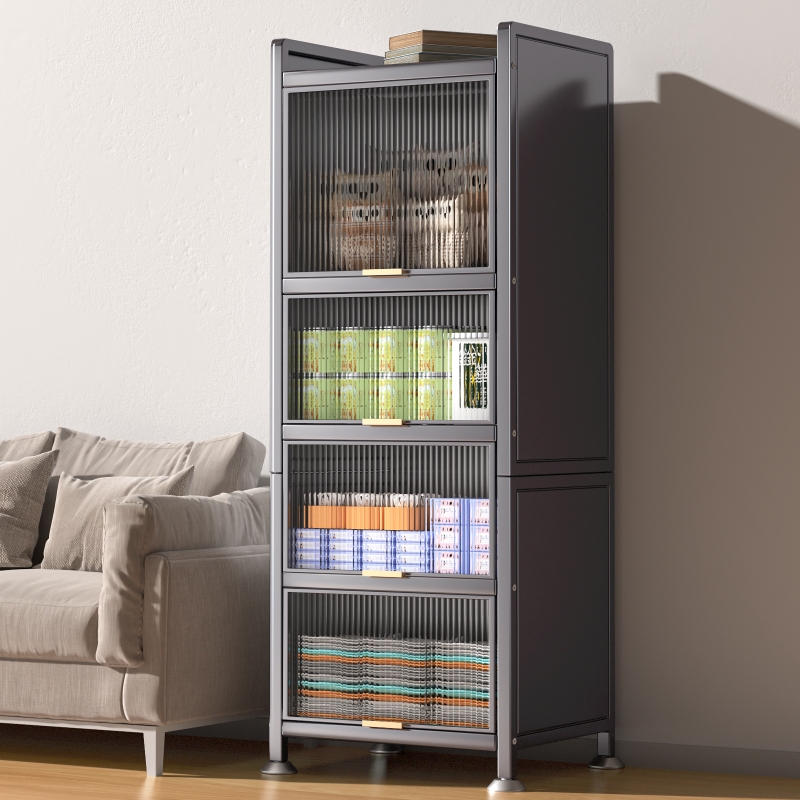 铁艺收纳柜置物家用宝宝儿童整理衣服零食厨房储物柜多层餐边柜,收纳整理,鞋柜,淘宝优惠券,粉丝福利购,淘宝优惠卷