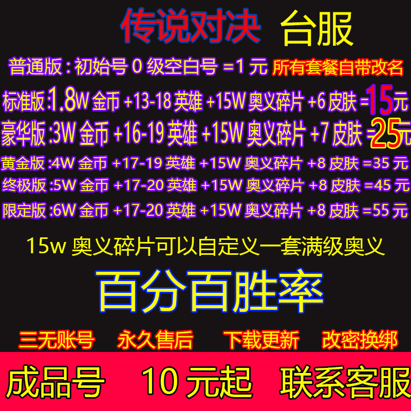 传说对决账Garena号 Arena of valor傳說對決奥义金币賬號号 下载怎么样,好用不?