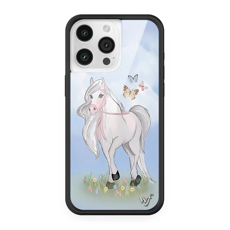 Wildf可爱小马奶昔猫咪适用苹果16promax手机壳iPhone15/14/Pro/Max硬壳全包保护套硅胶防摔个性时尚wf