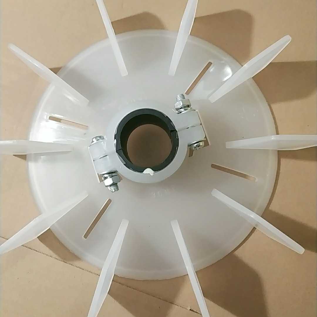 特殊轴孔电机风叶 电机散热风叶片 带螺丝定制 电机配件图片