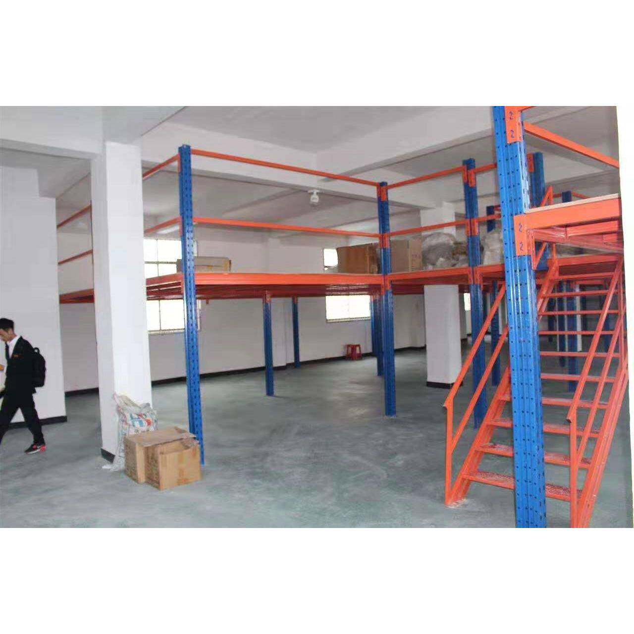 阁楼平台工厂仓库专用钢结构免焊接组装式二层平方承重100-1000斤