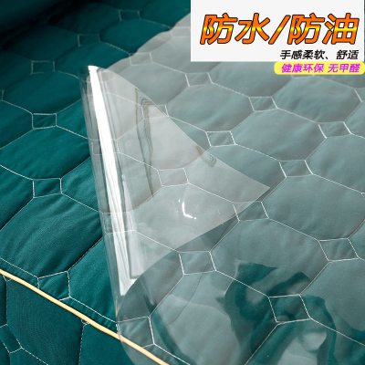 洗头床专用防水防油头疗透明胶垫
