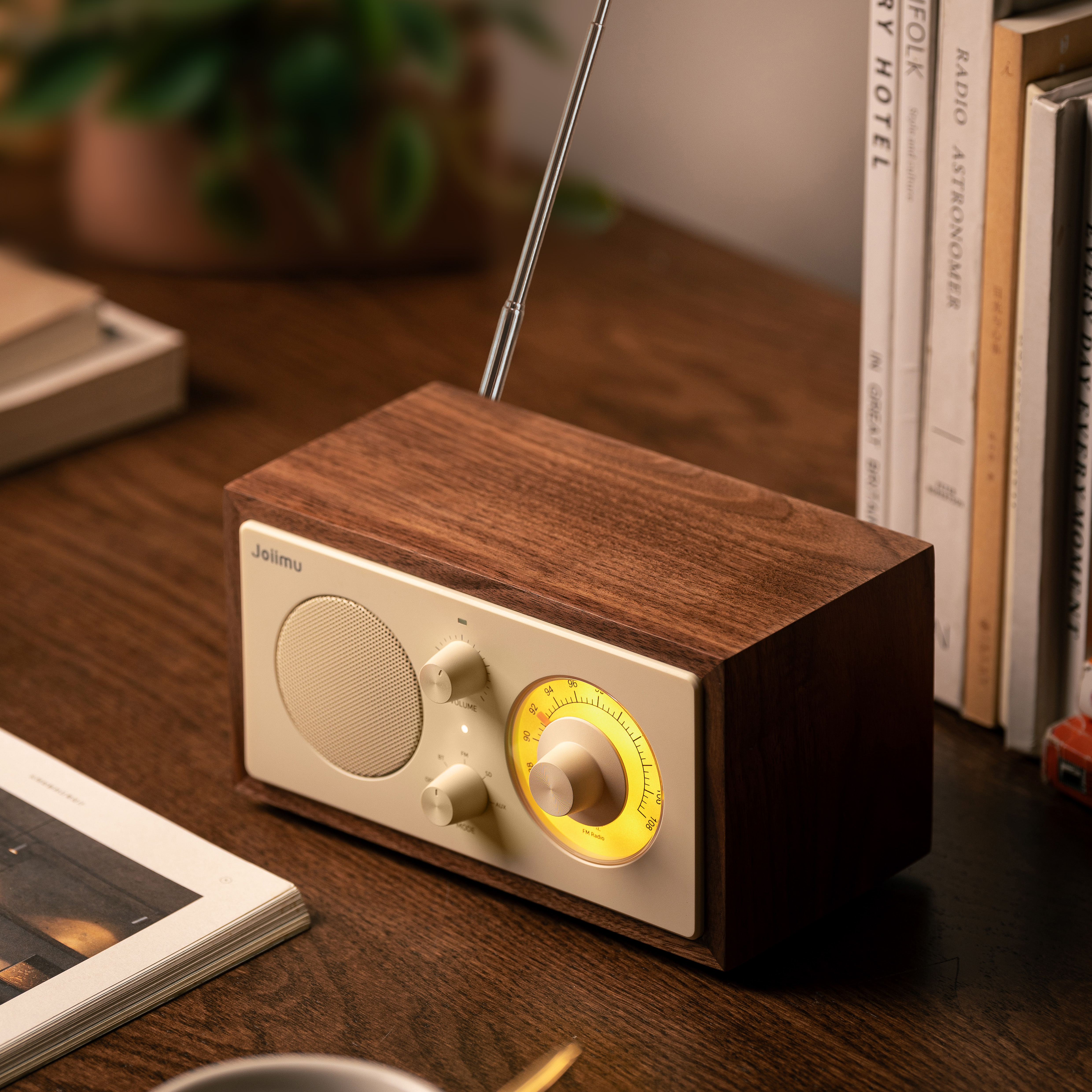 复古实木无线蓝牙音响