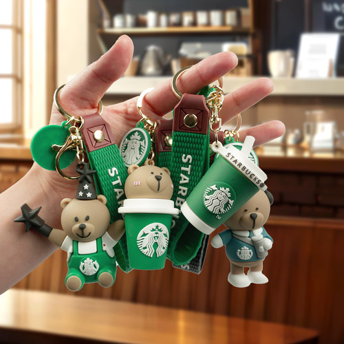 礼品立体卡通创意公仔汽车钥匙链