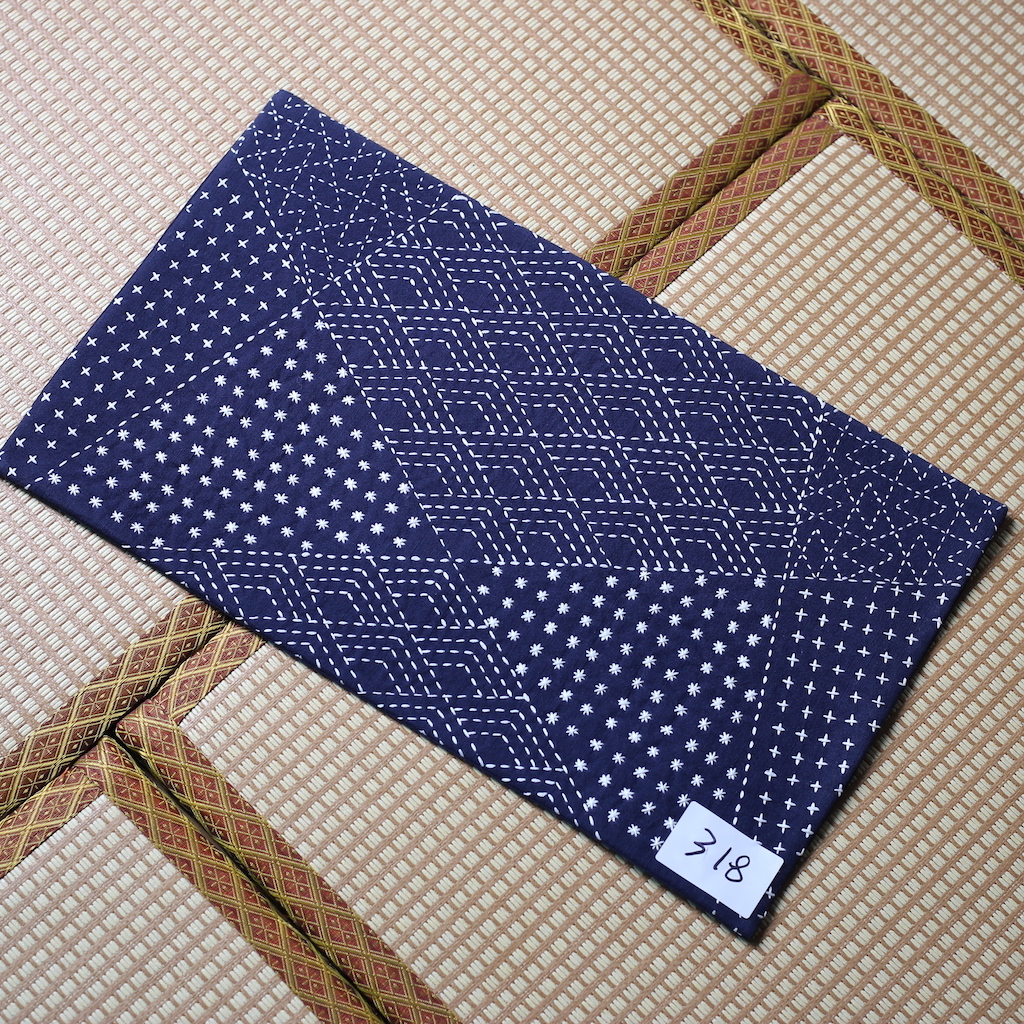 茶席刺子绣纯手工日式棉麻