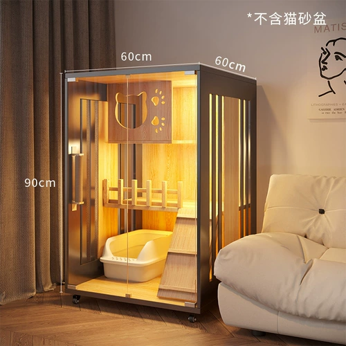 Кошачья вилла домой твердый лес большой космический водонепроницаемый негабаритный роскошный кот клетка кошачья комната панорамная кошачья кошачья шкаф