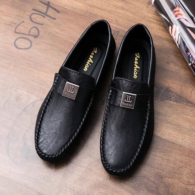 豆豆鞋男韩版潮流学生懒人鞋社会小伙青年皮鞋男休闲百搭男鞋潮鞋|ruв категории Мужская одежда, брюки - от Buy2taobao.com для оказания профессиональной услуги покупки агента Taobao