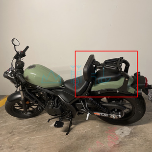 适用本田叛逆者REBEL500 CM500改装後靠背 CM300 CM1100摺叠靠背