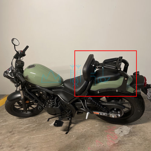 适用本田叛逆者REBEL500 CM500改装後靠背 CM300 CM1100摺叠靠背