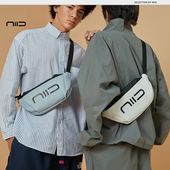 NIID潮牌原创斜挎包男小包情侣腰包百搭胸包挎包单肩包女饺子包S3