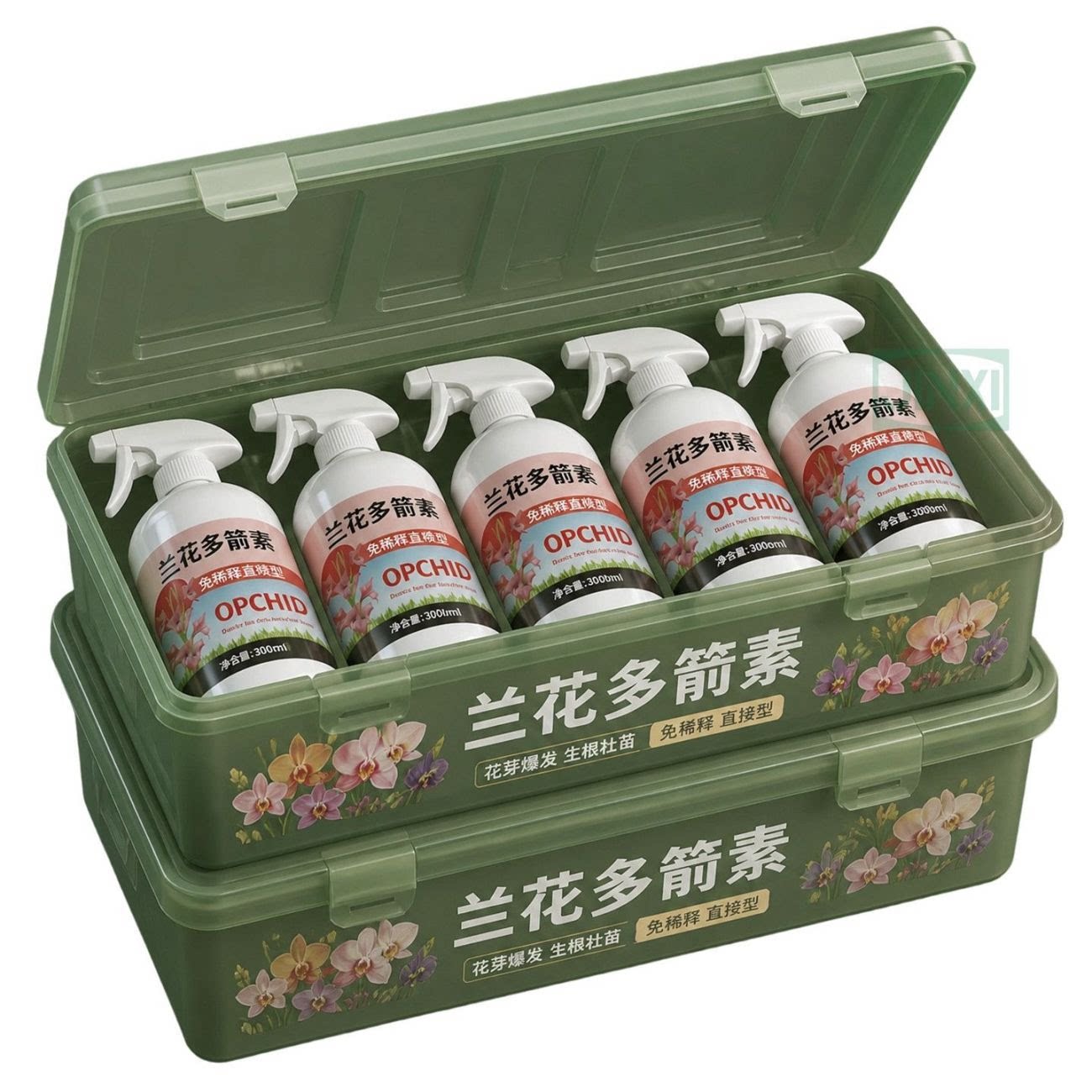 兰花多箭素营养液催花防黄叶兰花专用开花促花蝴蝶兰多箭王营养液