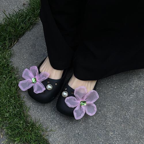 【淑女妮妮】洞洞鞋鞋花装饰扣芭蕾鞋配饰鞋花配件diy洞洞鞋花