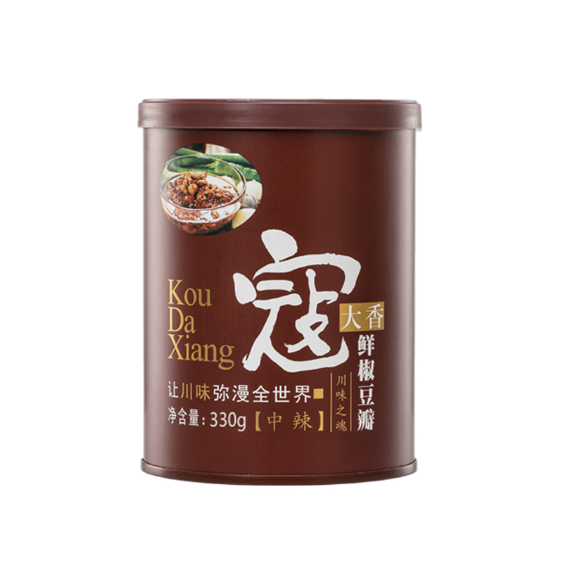 寇大香鲜椒豆瓣酱红油饭菜四川
