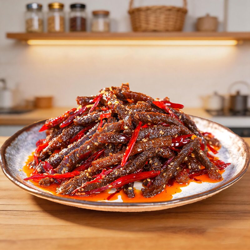 寇大香麻辣冷吃牛肉38g袋装四川特产牛肉干卤味小吃即食解馋零食