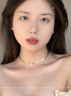 ithree 迷你天然淡水珍珠s925纯银耳钉百搭高雅气质感百搭耳饰女