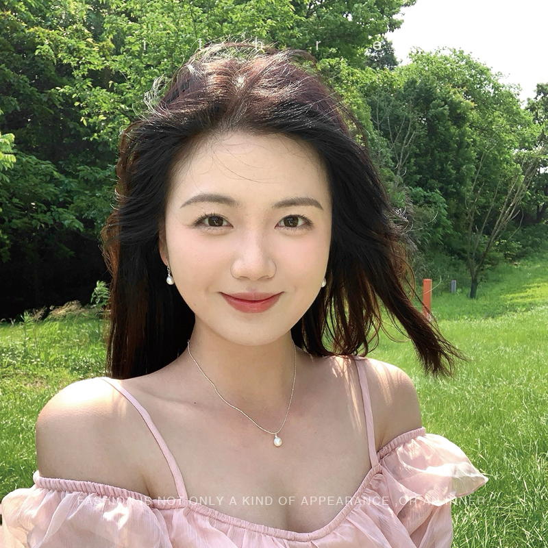 极光天然珍珠气质经典百搭锁骨链