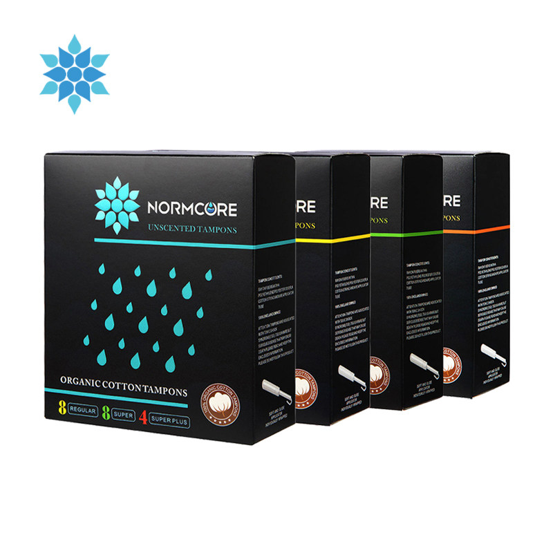 诺蔻导管式卫生棉条女月经期棉棒少女款进口内置学生周期护理80支