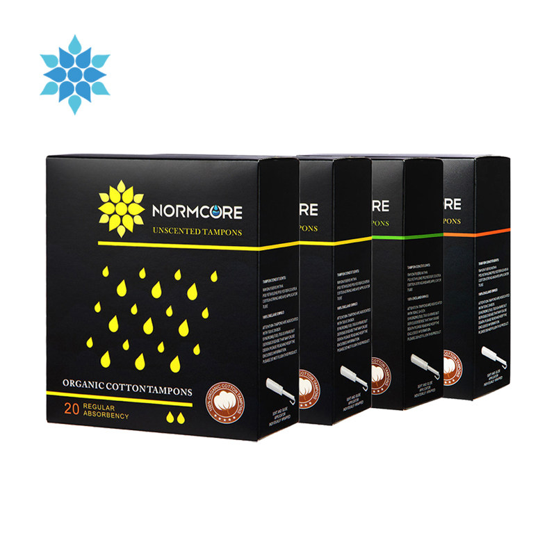 诺蔻导管式卫生棉条进口女棉棒少女款月经期内置学生周期护理80支