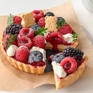 奇洋福黄油可可菊花塔壳苹果派挞法式流心蛋挞皮灌浆曲奇商用原料