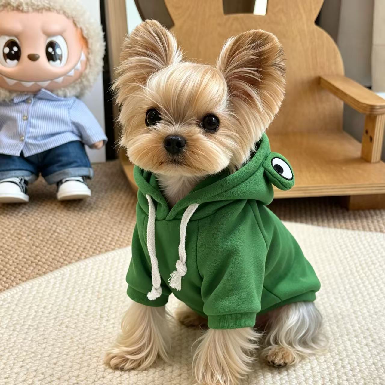 可爱搞笑猫咪衣服小狗狗秋冬装泰迪比熊柯基法斗幼犬卫衣宠物用品
