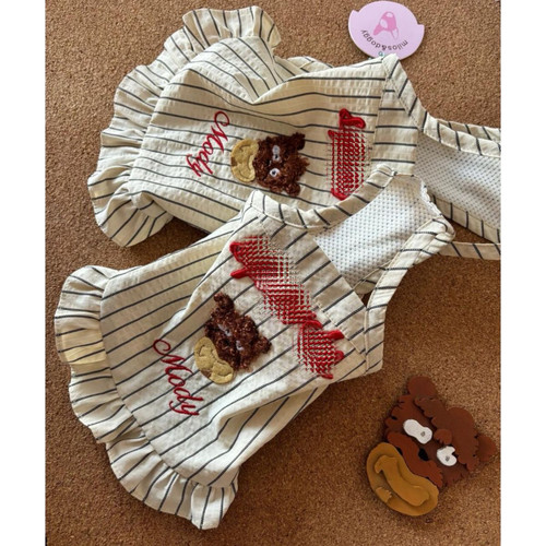 宠物衣服狗狗服装小型犬春季背心博美雪纳瑞贵宾猫咪泰迪比熊春夏