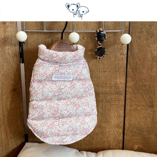 宠物狗狗猫咪衣服秋冬装 保暖棉衣泰迪比熊博美小型犬幼猫加厚外套