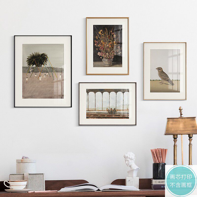 花卉艺术风小众高清微喷装饰画芯