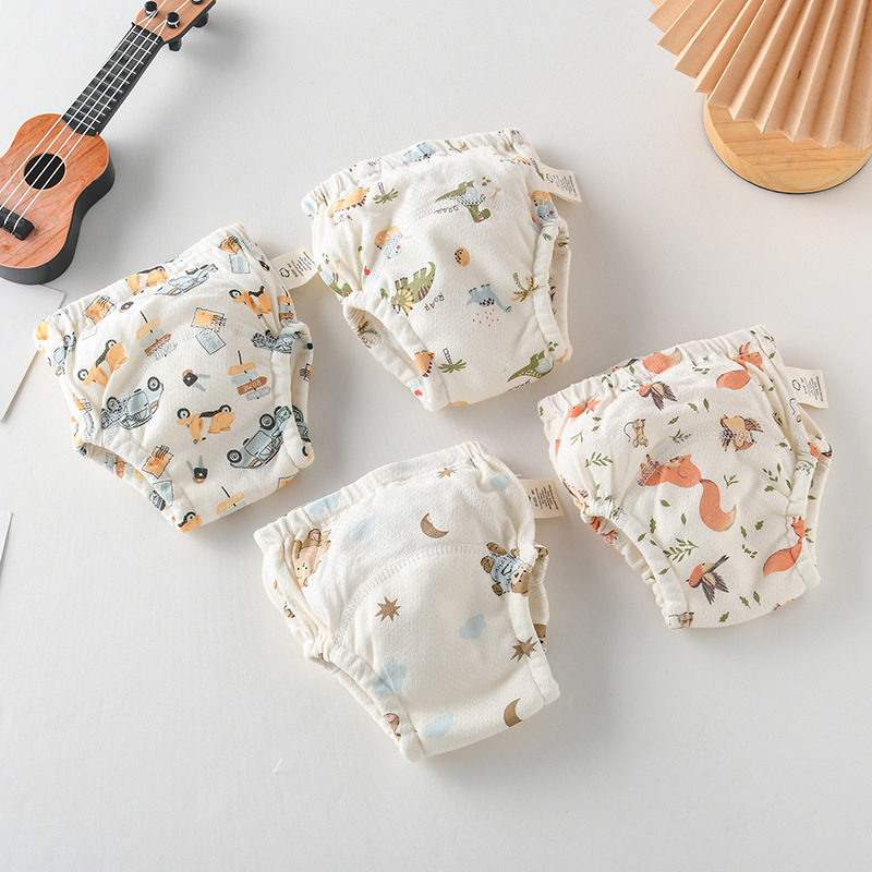 宝宝训练裤纱布尿布兜学习裤婴儿男女童布尿裤纯棉透气隔尿裤可洗,婴童尿裤,布尿裤,淘宝优惠券,粉丝福利购,淘宝优惠卷