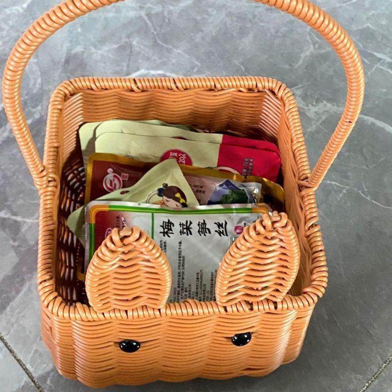 M13创意小兔篮卫生间阳台花篮水果篮拍照道具采摘手提篮子儿童,收纳整理,其他收纳篮,淘宝优惠券,粉丝福利购,淘宝优惠卷