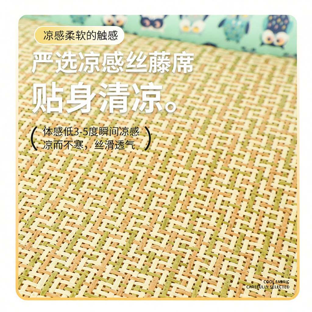 宠物狗狗夏季凉席窝防暑田园风草席垫子透气舒适狗窝凉爽降温猫窝