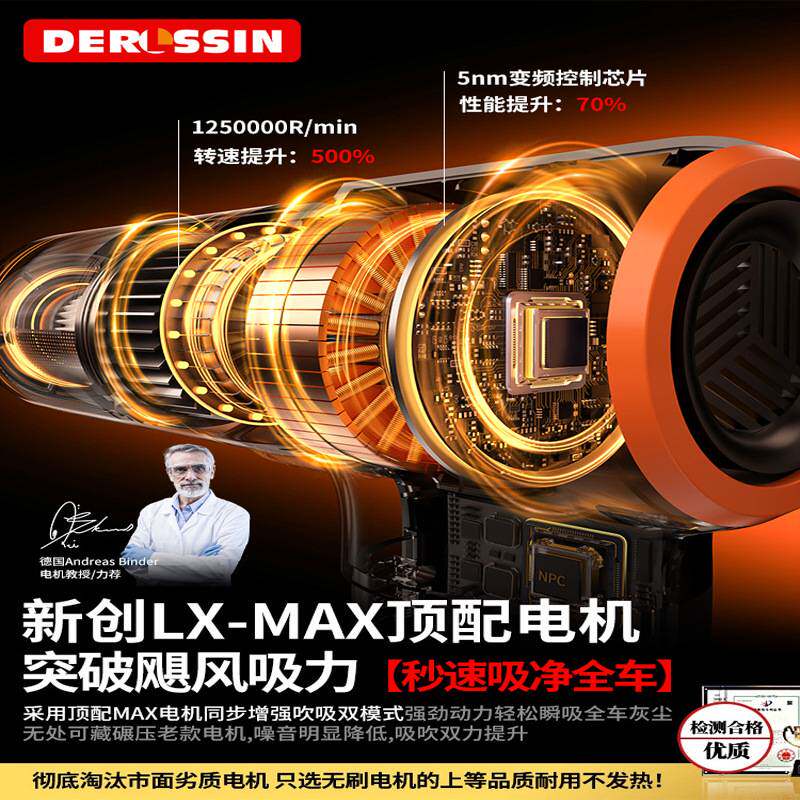 车载吸尘器大吸力超强除尘除螨多功能无线式车家两用低噪洗尘