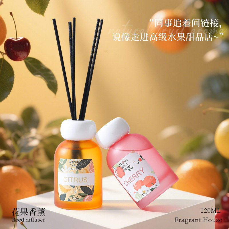 水果甜心无火香薰精油花果香调自然清新家用卧室卫生间留香香氛