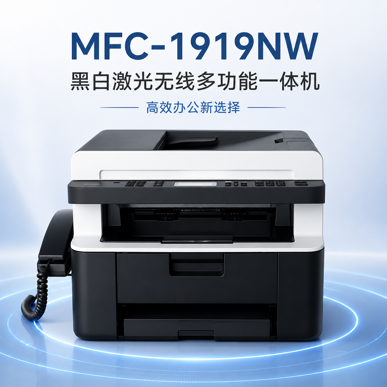 兄弟 MFC-1919NW 无线 WiFi 激光打印复印扫描传真