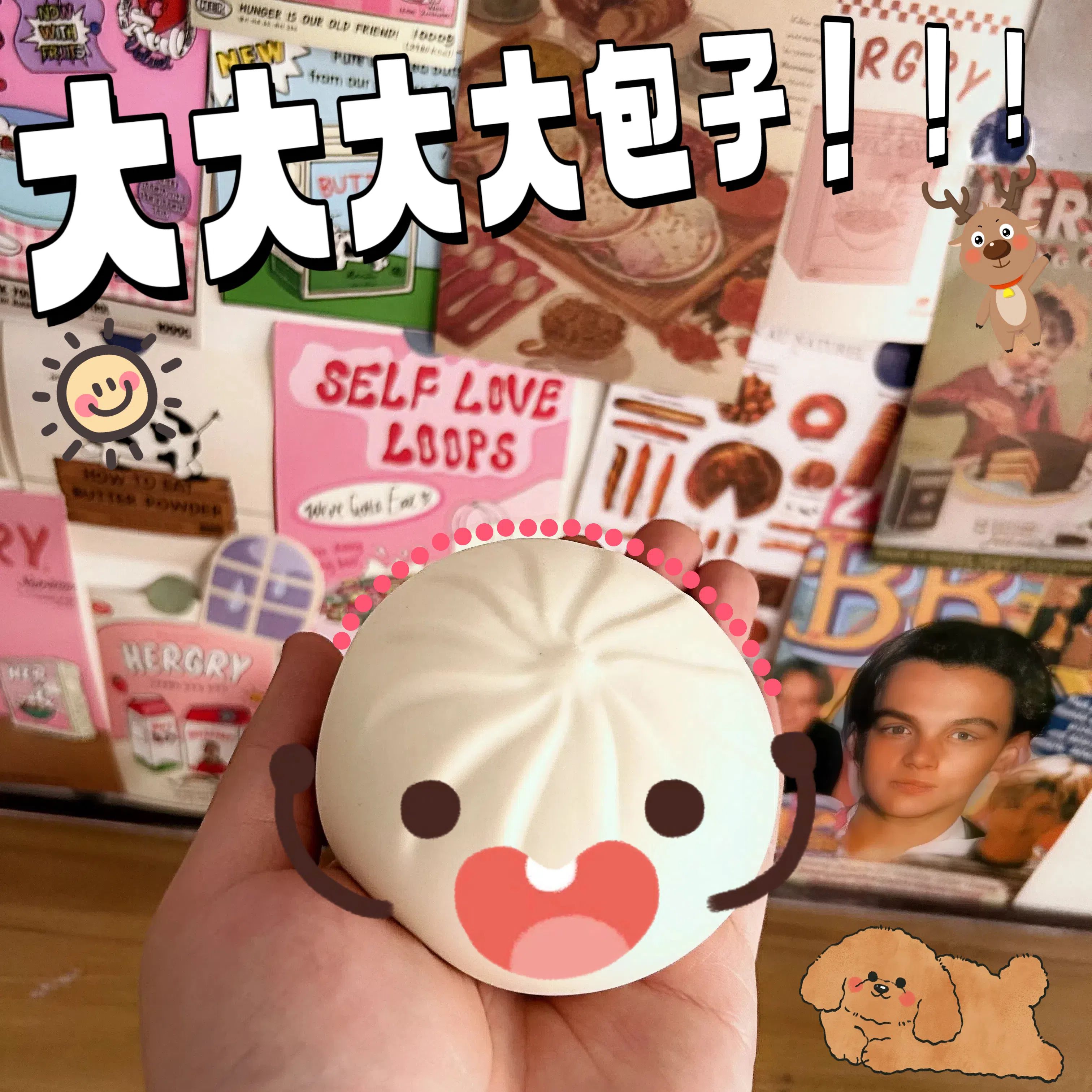 仿真食物大大大包子解压发泄整蛊