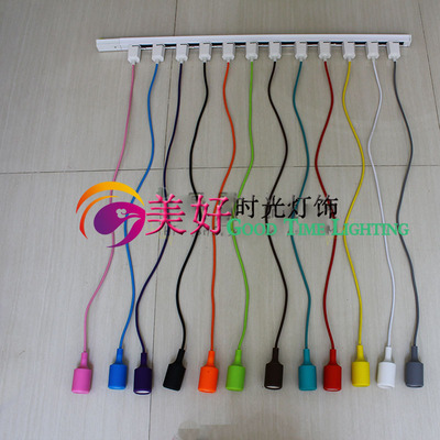 定制 高品质 彩色硅胶吊灯 时尚 可搭配爱迪生复古光源 酒吧橱窗