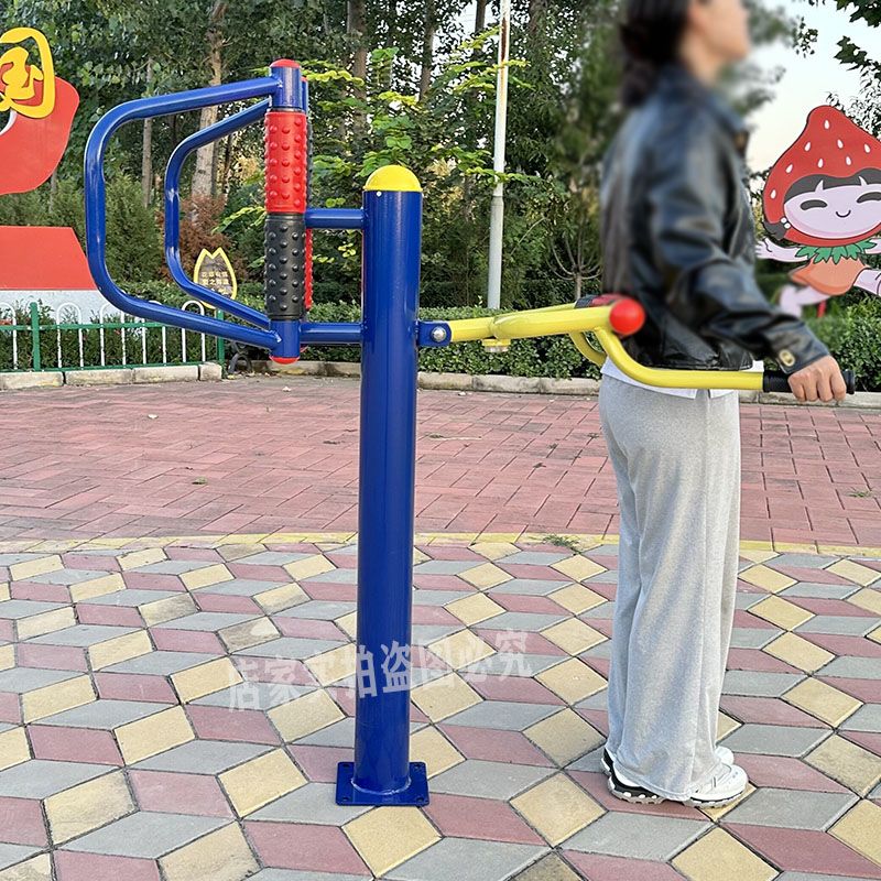 室外健身器材腰背按摩器背部综合训练器老人社区小区户外健身路径