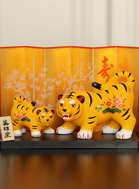 日本药师窑陶土摆件日式桌面可爱