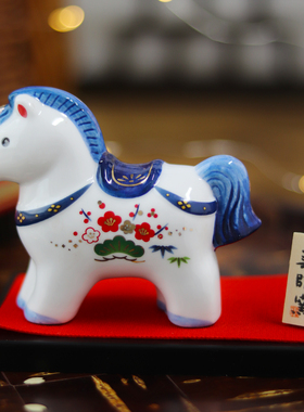 日本马年摆件送人礼物马到成功