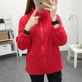 户外抓绒衣女男双面摇粒绒外套加绒加厚运动上衣开衫 保暖秋冬定制