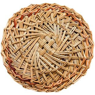 30 32 36cm草垫子蒸笼草垫圆形蒸笼垫不沾蒸包子馒头布不积水草编