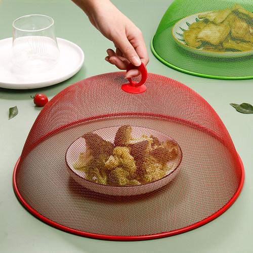 高颜值铁艺菜罩360°防蝇防虫